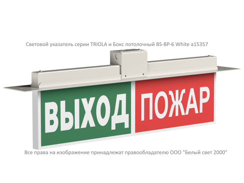  Бокс потолочный BS-BP-6 Белый свет a15357 фото в каталоге от BTSprom.by
