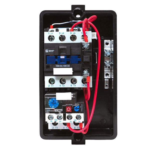  Пускатель магнитный КМЭ 25А 230В с РТЭ и индикатором PROxima в корп. IP65 EKF ctrp-r-25-230v-led фото в каталоге от BTSprom.by