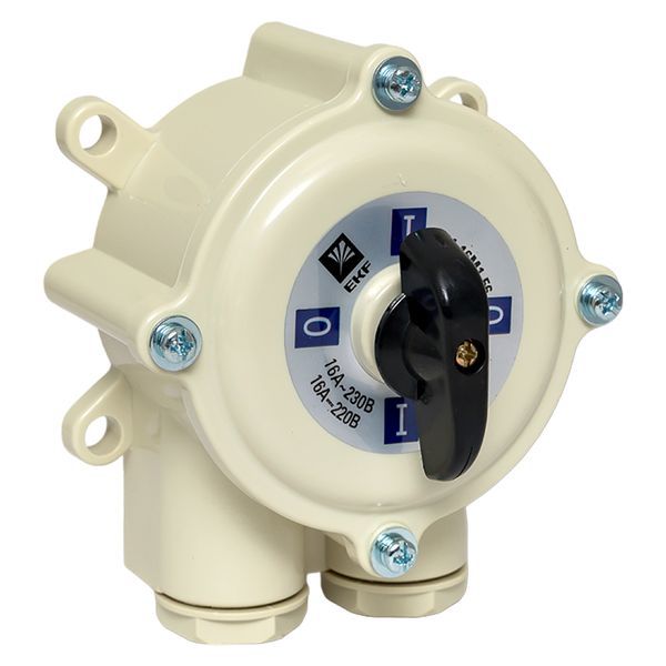 выключатель пакетный 1-кл. 16а ip56 пв1-16 м1 пл. беж. ekf pv-1-16-4 от BTSprom.by