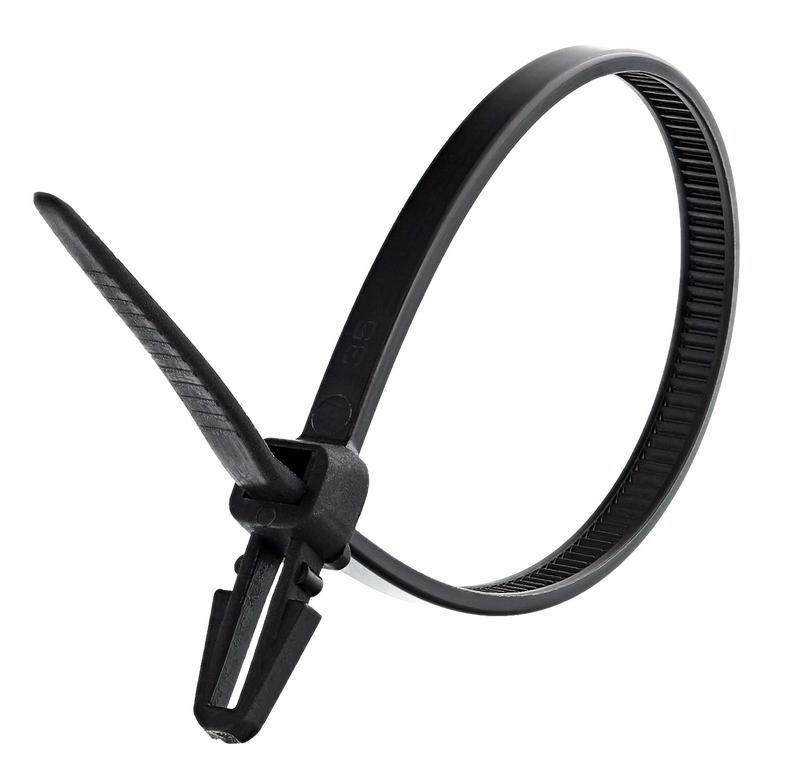 хомут кабельный нейлоновый с анкером черн. 3.6х150 (уп.100шт) tokov electric tke-hnb-3.6-150-b/100 от BTSprom.by