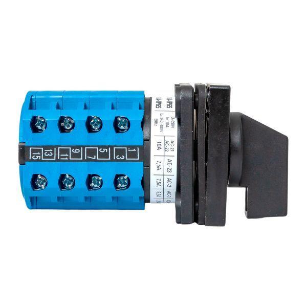  Переключатель кулачковый ПК-1-24 4п 10А "1-0-2" IP65 EKF pk-1-24-10-65 фото в каталоге от BTSprom.by