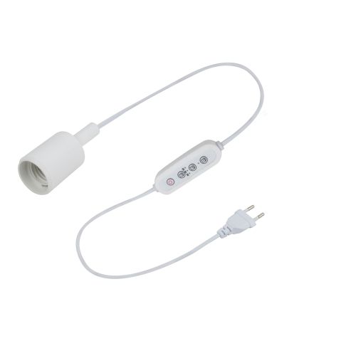  Светильник для растений FITO-Time Holder под лампу Е27 с проводом 1.5м и таймером для фитоламп Эра Б0059882 фото в каталоге от BTSprom.by