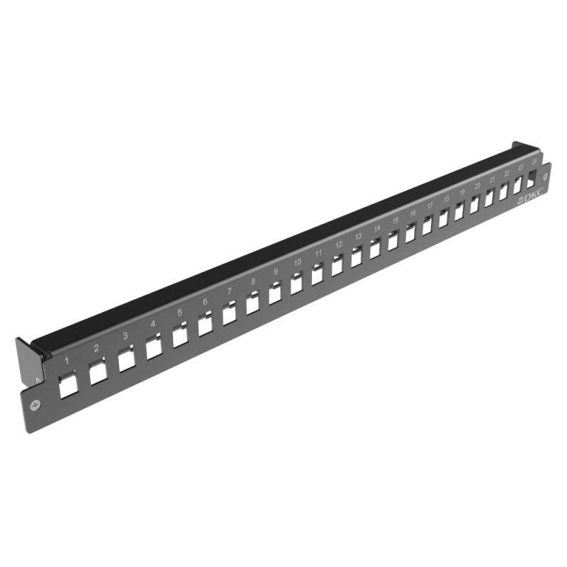 панель лицевая для установки 24 адаптеров lc-duplex/sc-simplex 1u черн. dkc rnfp24scdlc от BTSprom.by