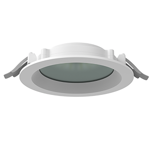 светильник светодиодный dl-01 pro 160мм 15вт 3000к 176x51мм ip65/40 круглый встраив. ral9003 бел. муар с защитным силикатным стеклом varton v1-rf-00183-gl000-6501530 от BTSprom.by