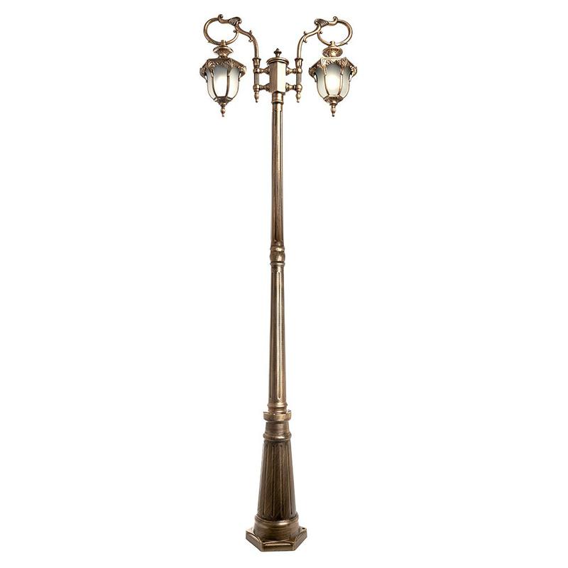 светильник садово-парковый 2х60вт 230в e27 ip44 черн. зол. pl4048 feron 11428 от BTSprom.by