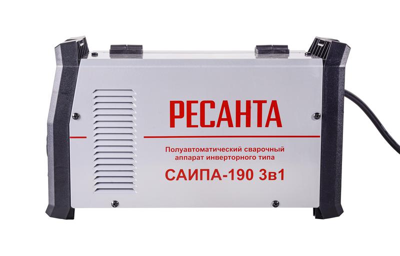 инвертор сварочный полуавтомат. саипа-190 3в1 (mig/mag) ресанта 65/182 от BTSprom.by
