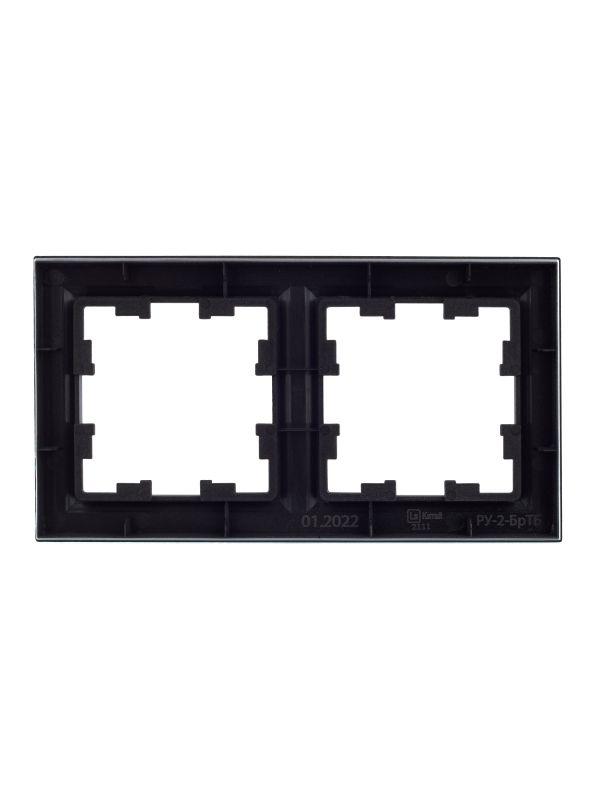  Рамка 2-м BRITE РУ-2-БрТБ бронза IEK BR-M22-K45 фото в каталоге от BTSprom.by
