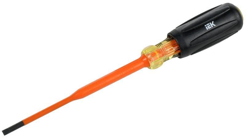 отвертка диэлектрическая slim sl3.5х100 т3 arma2l 5 iek a2l5-sc31-t3-sl-35-100 от BTSprom.by
