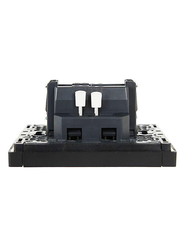  Выключатель 1-кл. СП FORTE&PIANO 10А FP101 черн. IEK FP-V10-0-10-1-K02 фото в каталоге от BTSprom.by