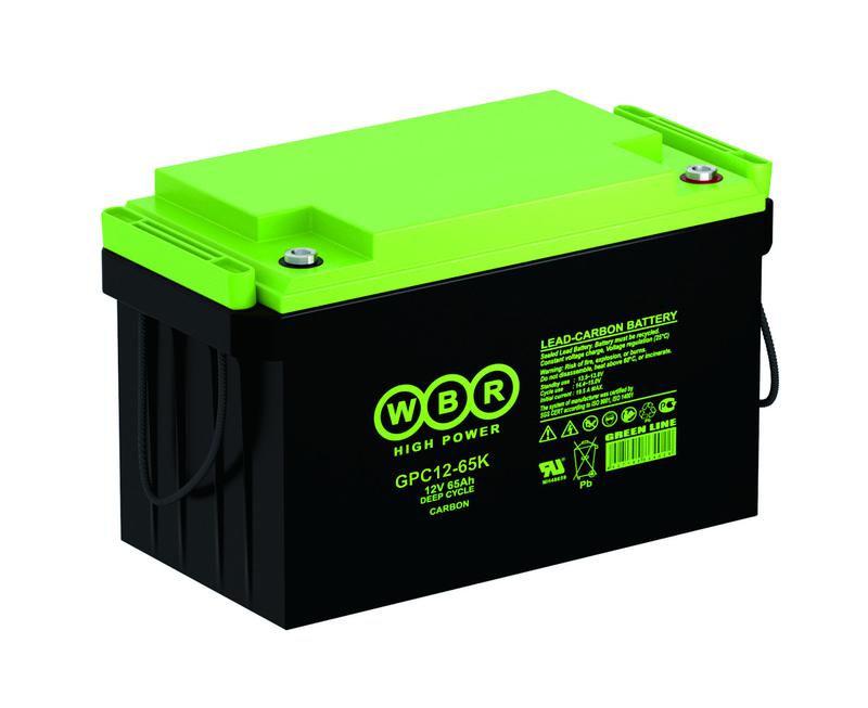  Аккумулятор тяговый 12В 65А.ч WBR GPC12-65K WBR фото в каталоге от BTSprom.by