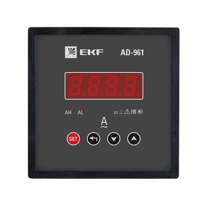 амперметр цифровой ad-961 1ф на панель 96х96 ekf ad-961 от BTSprom.by