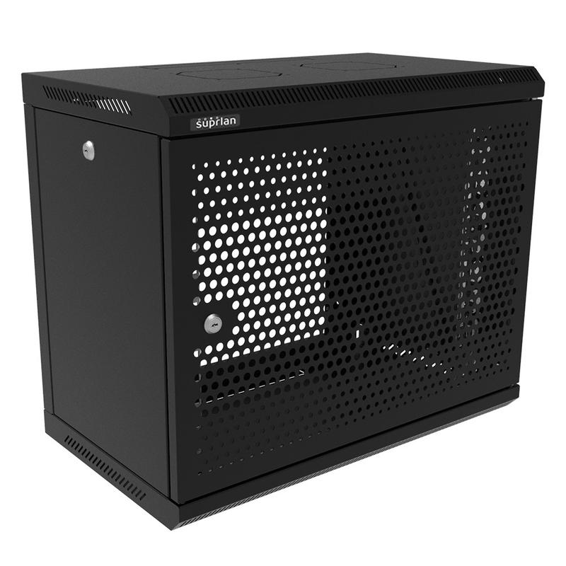 шкаф телекоммуникационный настенный твс-9u-600-350-пр-9005 suprlan 05-2092-b от BTSprom.by