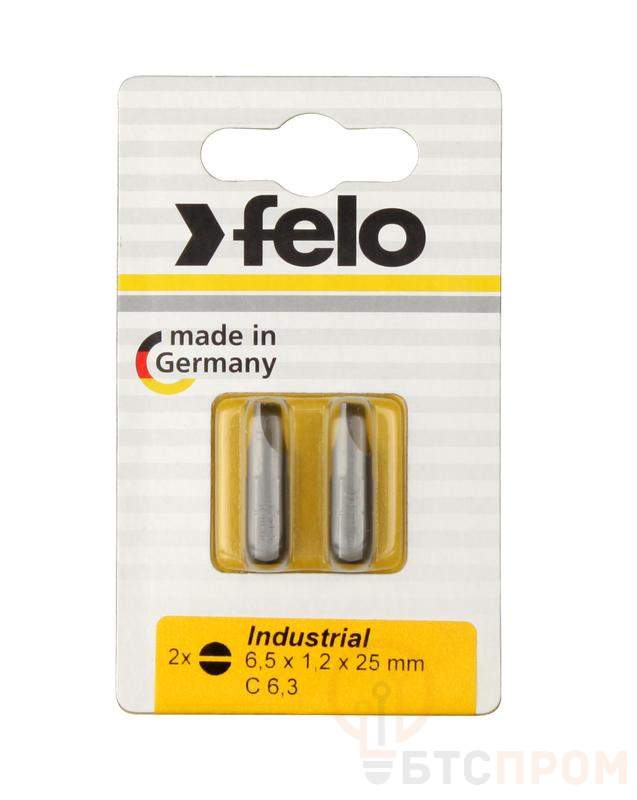 Бита шлицевая плоская Industrial 6.5х1.2х25 (блист.2шт) FELO 02061036 фото в каталоге от BTSprom.by  Бита шлицевая плоская Industrial 6.5х1.2х25 (блист.2шт) FELO 02061036 фото в каталоге от BTSprom.by