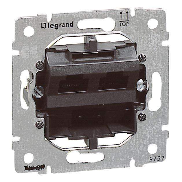 розетка компьютерная 2-м сп galea life rj45 кат.5e utp на винтах 9 контакт. механизм leg 775762 от BTSprom.by