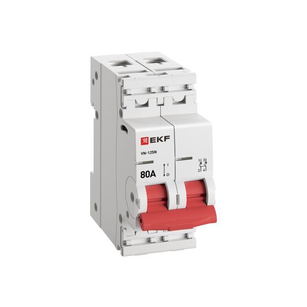  Выключатель нагрузки 2п 80А ВН-125N PROxima EKF S1252080 фото в каталоге от BTSprom.by