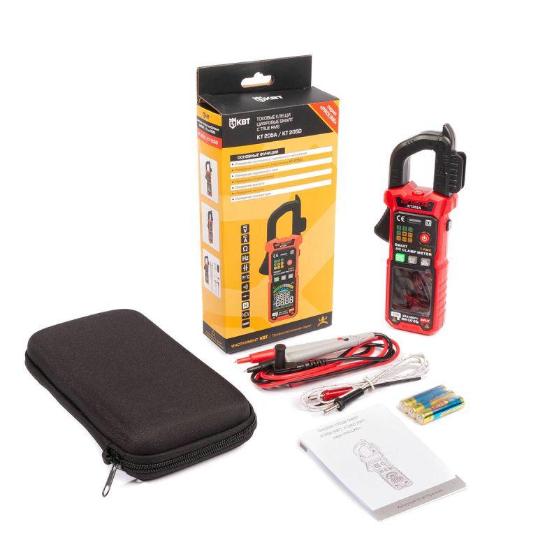  Клещи токовые цифровые КТ 205А PROLINE КВТ 90385 фото в каталоге от BTSprom.by