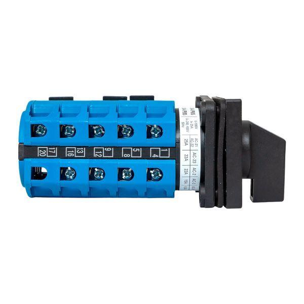  Переключатель кулачковый ПК-1-103 3п 25А "0-1-2-3" IP65 EKF pk-1-103-25-65 фото в каталоге от BTSprom.by