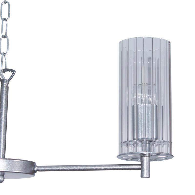  Светильник "Ника" 231 (плафон 0014) НСБ 01-3х60-177 Е27 [ИМ] подвесной серебр. Элетех 1005405301 фото в каталоге от BTSprom.by