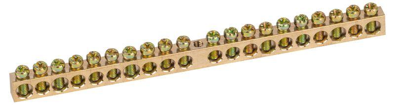 шина no-122-19 pen земля-ноль 6х9мм 20/1 латунная с креплениями по центру эра б0047234 от BTSprom.by шина no-122-19 pen земля-ноль 6х9мм 20/1 латунная с креплениями по центру эра б0047234 от BTSprom.by