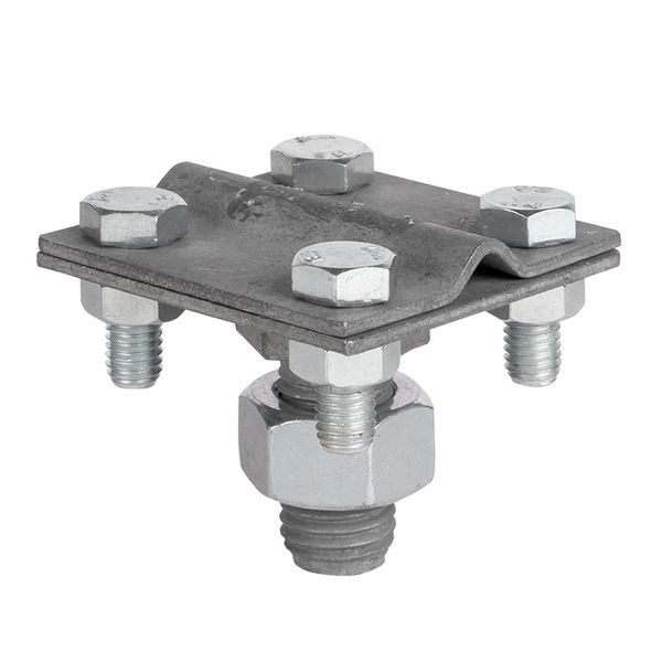 зажим прута на штыре (пластина 56х56мм) hz proxima ekf lp-g6606-e1302 от BTSprom.by