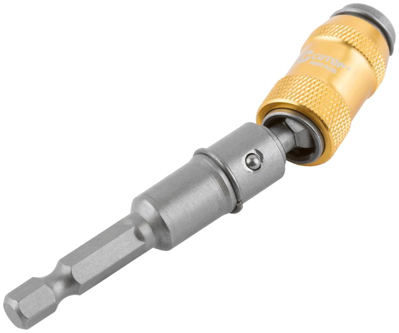  Адаптер шарнирный угловой с магнитным держателем для бит Profi Plus 90мм до 25град. Cutop 83-584 фото в каталоге от BTSprom.by