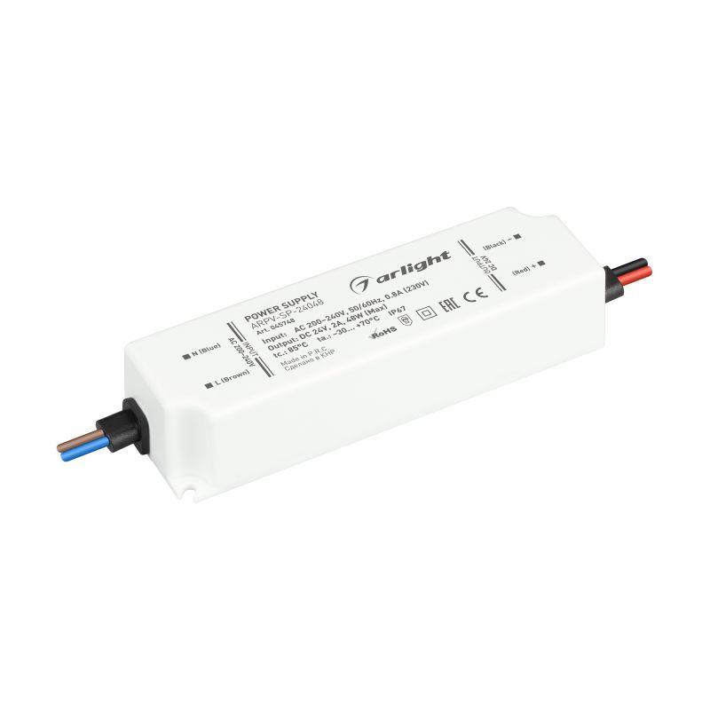 блок питания arpv-sp-24048 24в 2а 47вт ip67 пластик arlight 045748 от BTSprom.by