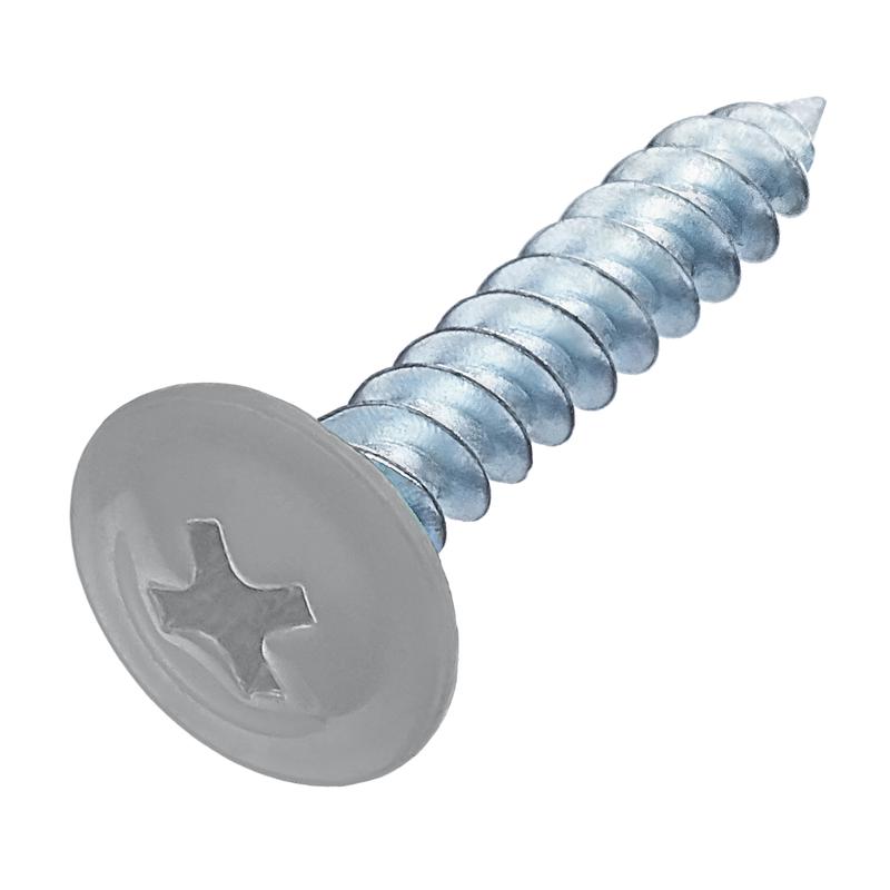 саморез металл-металл 4.2х19 прессшайба ral 7004 сигнальный сер. (европодвес) (уп.20шт) стройметиз 2531131 от BTSprom.by