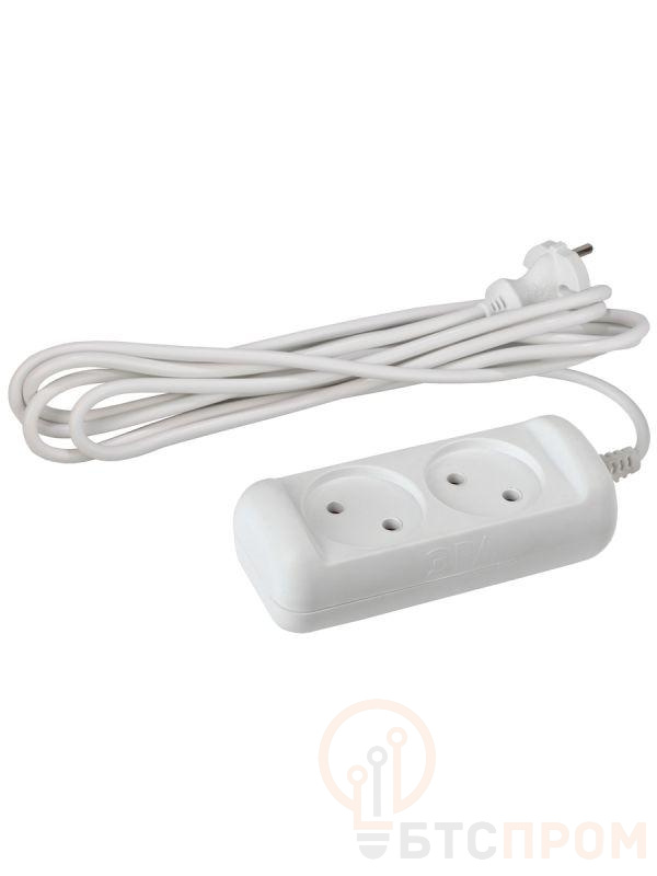 Удлинитель 2х3м без заземл. 6А IP20 UX(6)-2-3m ПВС 2х0.75 бел. Эра Б0038565 фото в каталоге от BTSprom.by  Удлинитель 2х3м без заземл. 6А IP20 UX(6)-2-3m ПВС 2х0.75 бел. Эра Б0038565 фото в каталоге от BTSprom.by