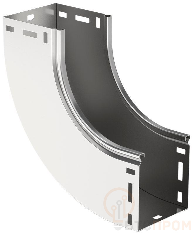 Угол для лотка плавный 90град. 100х100 В10 ESCA IEK CPV51-0-90-100-100 фото в каталоге от BTSprom.by Угол для лотка плавный 90град. 100х100 В10 ESCA IEK CPV51-0-90-100-100 фото в каталоге от BTSprom.by