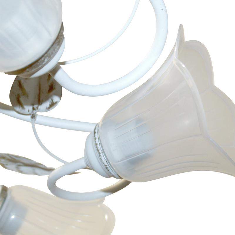  Светильник "Бонни" 151 (плафон П0472) НПБ 01-5х60-153 Е27 ИУ бел. зол. Элетех 1005404779 фото в каталоге от BTSprom.by