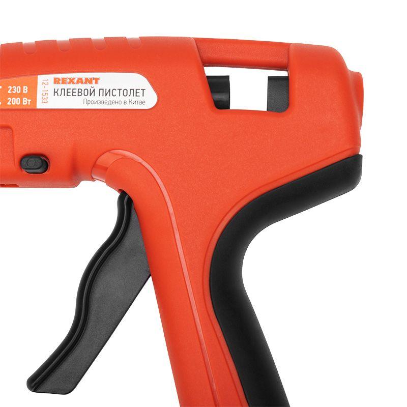  Пистолет клеевой 200Вт ЭКСПЕРТ (блист.) Rexant 12-1533 фото в каталоге от BTSprom.by