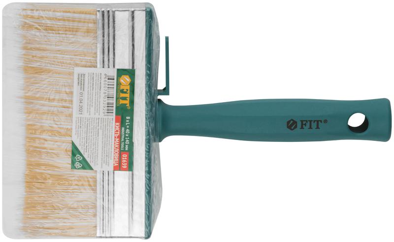  Макловица искусственная светлая щетина пластиковый корпус полая ручка "мини" 40х140мм FIT 01639 фото в каталоге от BTSprom.by