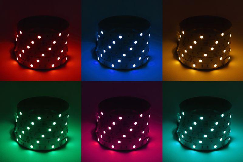 лента светодиодная ls5050-7.2-30-12-rgb-ip20-1 year-5m разноцвет. (уп.5м) эра б0035602 от BTSprom.by