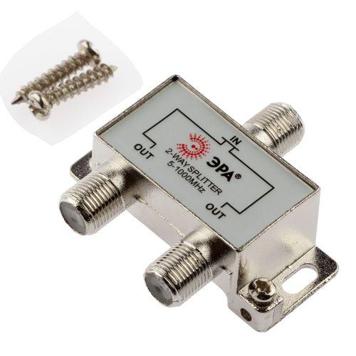 делитель tv d-f-01 2 ответвления под f разъем 5-1000мгц эра б0048317 от BTSprom.by