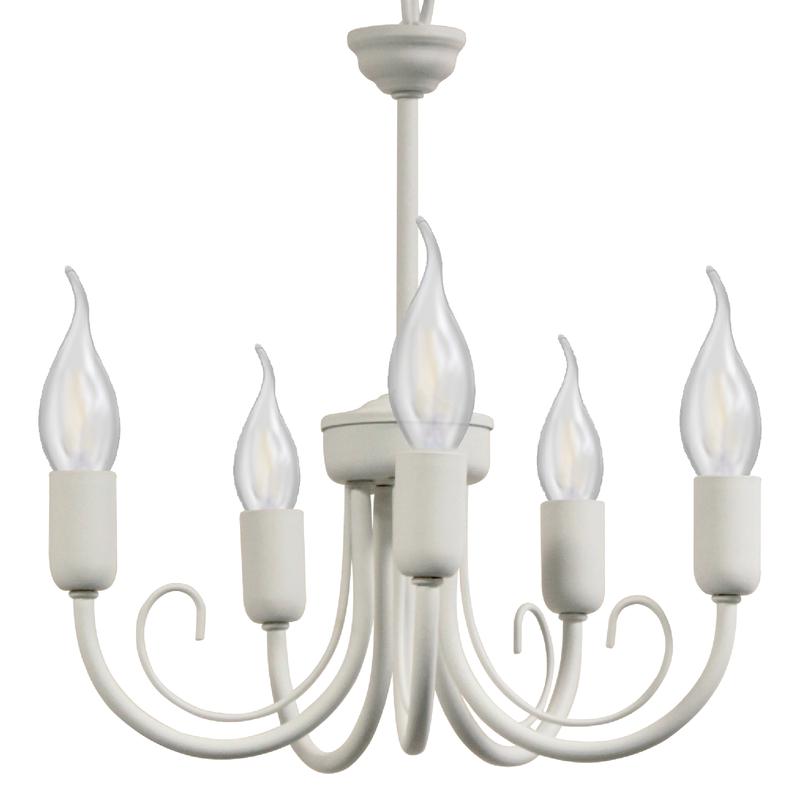  Светильник НСБ 01-5х60-121 "Рустика" 251 бел. Е14 (инд. упак.) Элетех 1005404140 фото в каталоге от BTSprom.by