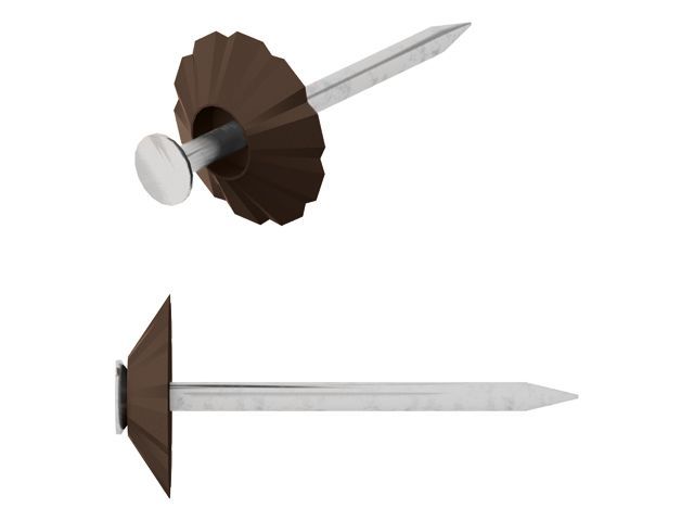 гвозди декоративные 1.8х32 мм темно-коричневая шляпка (100 шт в зип-локе) starfix smz1-22284-100 от BTSprom.by