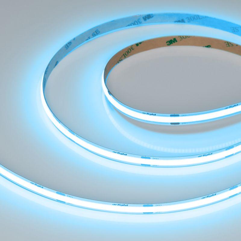 лента светодиодная cob-x480-8mm 24v sky blue 8вт/м ip20 (уп.5м) arlight 047740 от BTSprom.by