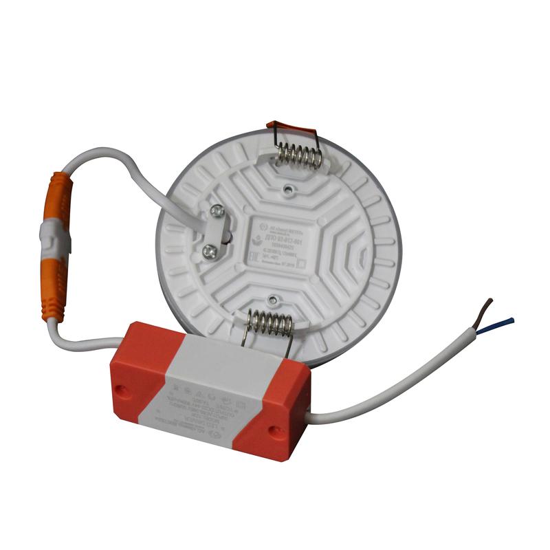  Светильник встраиваемый светодиодный LED-А ф85 ДПО 02-012-001 4000К/1100лм круг ИУ Элетех 1030450425 фото в каталоге от BTSprom.by