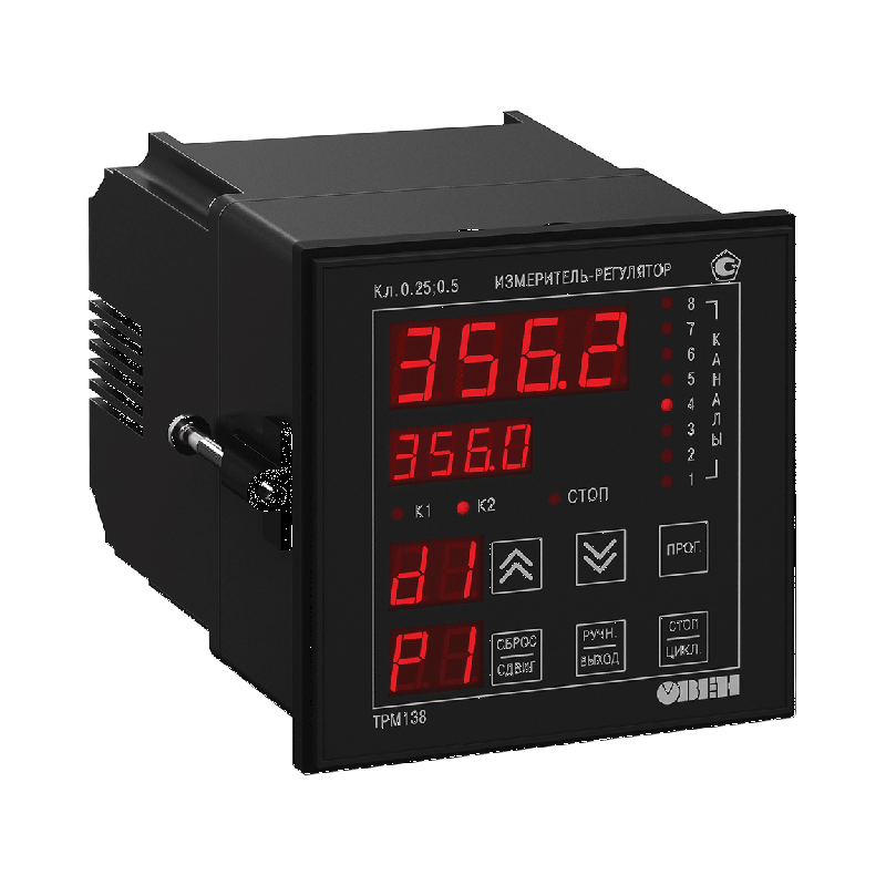измеритель-регулятор универсальный восьмиканальный трм138-иииитттт.щ7 овен 43734 от BTSprom.by