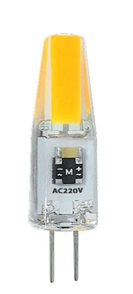 лампа светодиодная pled-g4 cob 3вт капсульная 3000к тепл. бел. g4 240лм 220в jazzway 2857446 от BTSprom.by