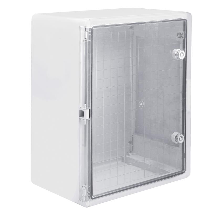 корпус ударопрочный щмпп 500х400х240 ik10 ip65 прозр. дверь абс пластик prizma tokov electric tke-pz-cpb07-ik10-ip65 от BTSprom.by