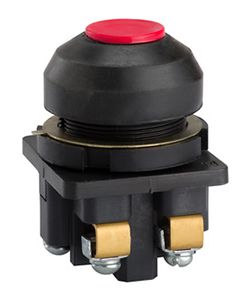 выключатель кнопочный ке-081 у2 исп.3 2нз цилиндр 10а ip54 660в красн. электротехник et502377 от BTSprom.by