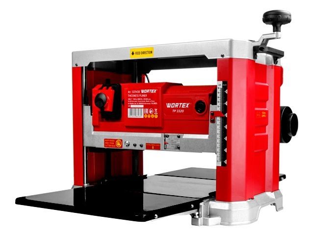 станок рейсмусовый wortex tp 3320 (2000 вт, ширина обработки 330 мм, глубина 3 мм, высота 6-160 мм, 10 000 об/мин) 1325438 от BTSprom.by