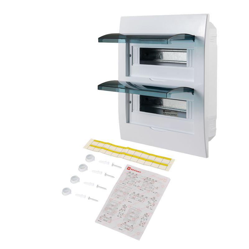  Бокс ЩРВ-П-24 IP41 пластик. бел. Rexant 11-0224 фото в каталоге от BTSprom.by