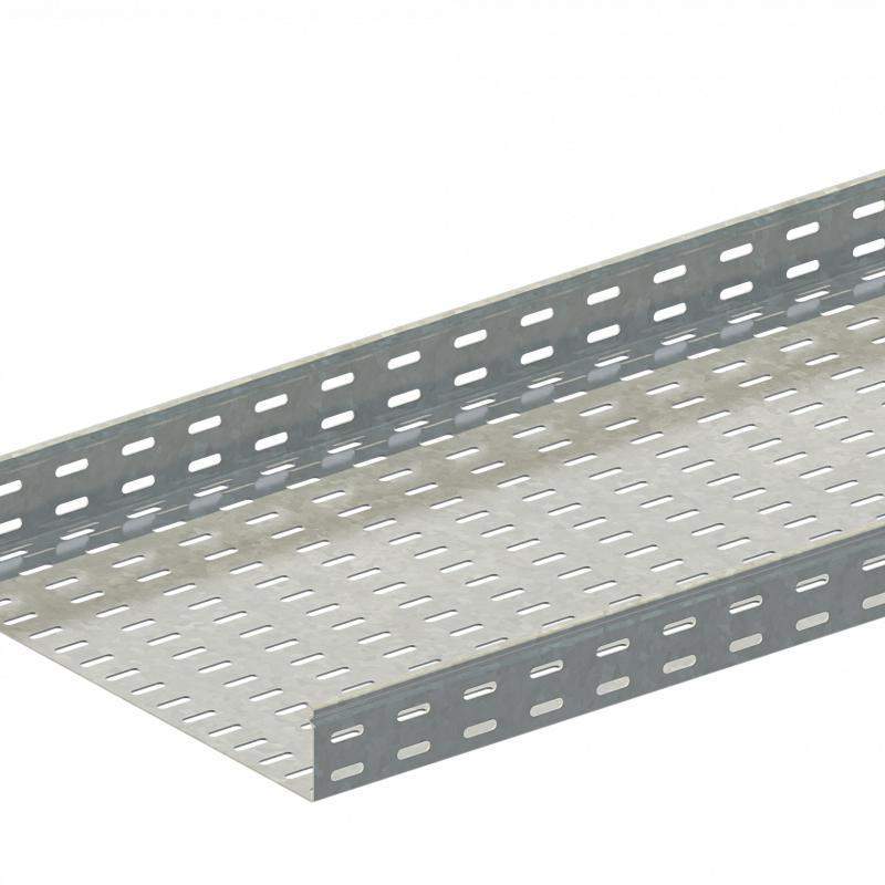 Лоток прямой замковый перфорированный 400х80 L2000 сталь 1.5мм ЛМс-ПЗ цУТ2.5 СОЭМИ Н0122131546 от BTSprom.by