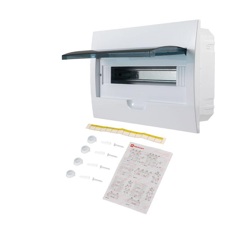  Бокс ЩРВ-П-18 IP41 пластик. бел. Rexant 11-0218 фото в каталоге от BTSprom.by