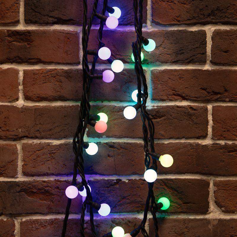 Гирлянда светодиодная "Мультишарики" 10м d23мм 80LED RGB 5Вт IP65 свечение с динамикой провод каучук черн. (нужен шнур питания 315-000) Neon-Night 303-599 фото в каталоге от BTSprom.by  Гирлянда светодиодная "Мультишарики" 10м d23мм 80LED RGB 5Вт IP65 свечение с динамикой провод каучук черн. (нужен шнур питания 315-000) Neon-Night 303-599 фото в каталоге от BTSprom.by