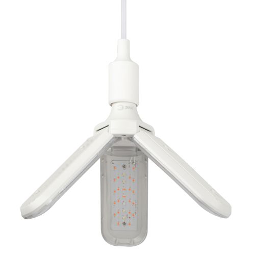 Лампа светодиодная FITO-24W-RB-E27-FOLD 24Вт Е27 3-лепестковая для растений красн./син. спектр Эра Б0061428 фото в каталоге от BTSprom.by