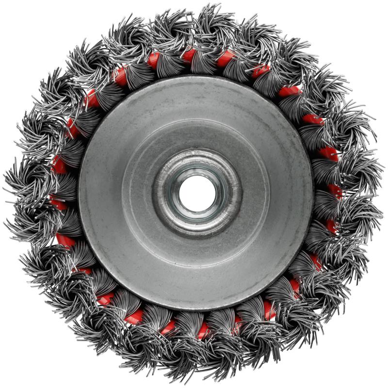  Корщетка-чашка гайка М14 стальная витая проволока 125мм блистер КУРС 39099 фото в каталоге от BTSprom.by