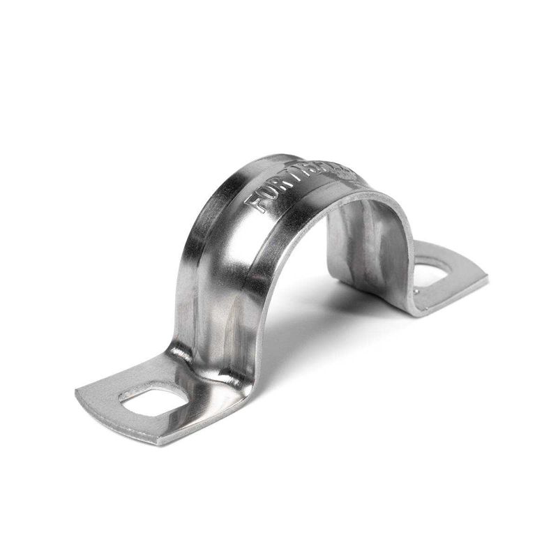 скоба крепежная двухлапковая смд d16-17мм метал. оцинк. (уп.100шт) fortisflex 49374 от BTSprom.by